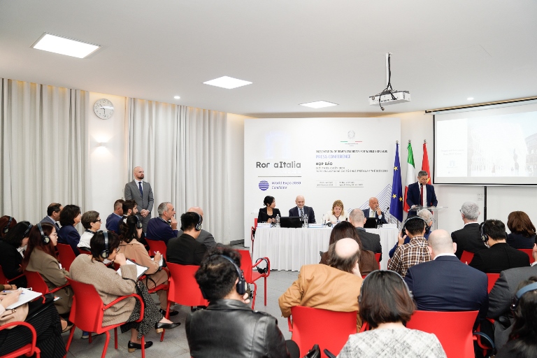 Họp b&amp;aacute;o Giới thiệu Chiến dịch Rome ứng cử đăng cai tổ chức Triển l&amp;atilde;m Thế giới World Expo 2030