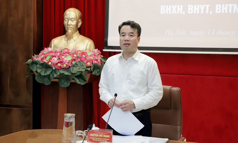 Tổng Gi&amp;aacute;m đốc BHXH Việt Nam Nguyễn Thế Mạnh