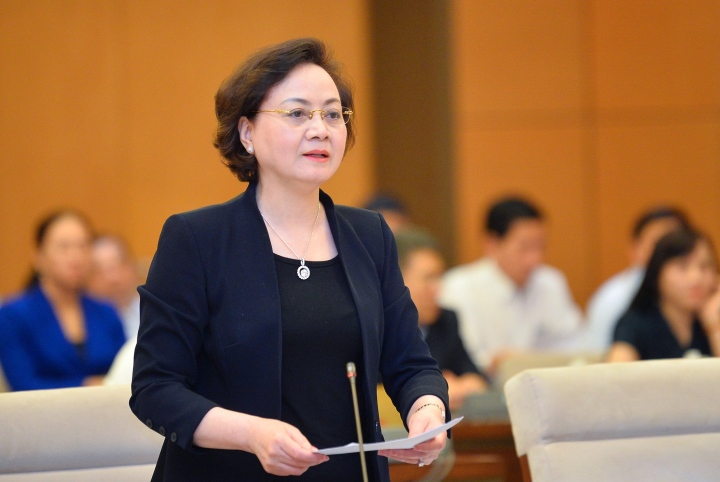 Bộ trưởng Nội vụ b&amp;agrave; Phạm Thị Thanh Tr&amp;agrave;.