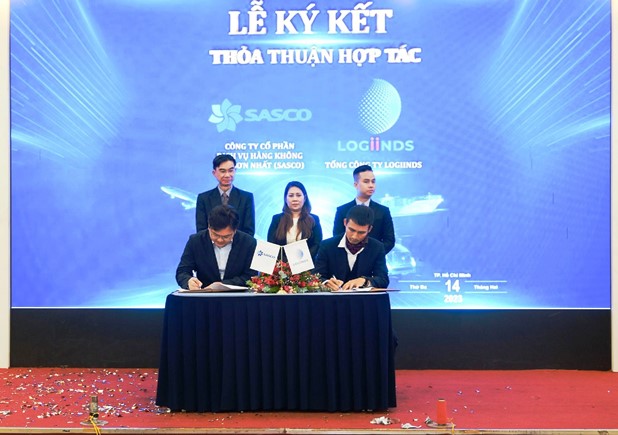 Tổng C&amp;ocirc;ng ty Logiinds k&amp;yacute; kết hợp t&amp;aacute;c chiến lược với C&amp;ocirc;ng ty cổ phần Dịch vụ H&amp;agrave;ng kh&amp;ocirc;ng S&amp;acirc;n bay T&amp;acirc;n Sơn Nhất (Sasco).