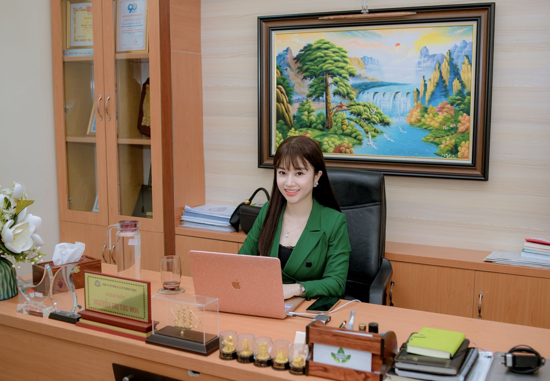 Doanh nh&amp;acirc;n Nguyễn Thị Thu Hoa - Gi&amp;aacute;m đốc C&amp;ocirc;ng ty Cổ phần v&amp;agrave; Sản xuất thương mại Trường Foods