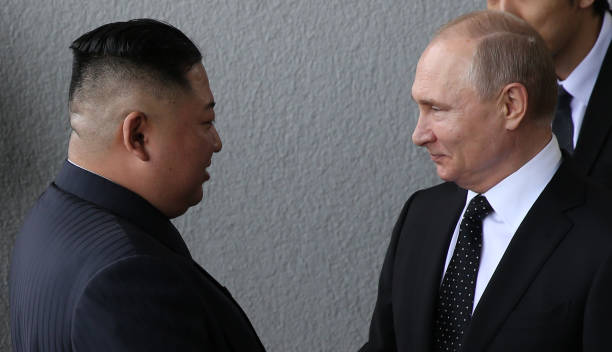 Tổng thống Nga Putin v&amp;agrave; Chủ tịch Triều Ti&amp;ecirc;n Kim Jong-un