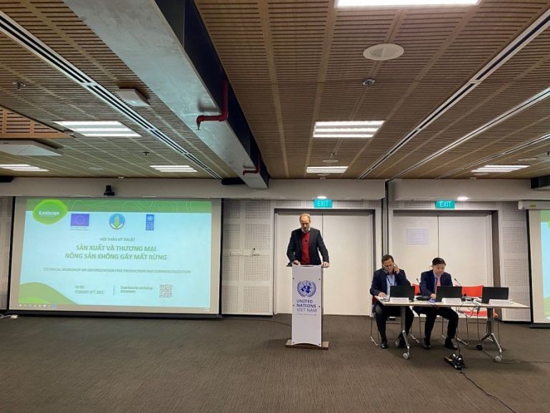 Đại diện của Ph&amp;aacute;i đo&amp;agrave;n EU cho biết, h&amp;agrave;ng h&amp;oacute;a sản xuất tr&amp;ecirc;n đất chặt ph&amp;aacute; rừng sẽ kh&amp;ocirc;ng được ph&amp;eacute;p v&amp;agrave;o ch&amp;acirc;u &amp;Acirc;u.