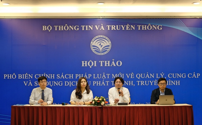 &amp;Ocirc;ng Nguyễn H&amp;agrave; Y&amp;ecirc;n, Ph&amp;oacute; cục trưởng Cục Ph&amp;aacute;t thanh, truyền h&amp;igrave;nh v&amp;agrave; th&amp;ocirc;ng tin điện tử (Bộ TT&amp;amp;TT) đang giải đ&amp;aacute;p thắc mắc tại hội thảo. Ảnh: Hải Đăng/ICTNews.