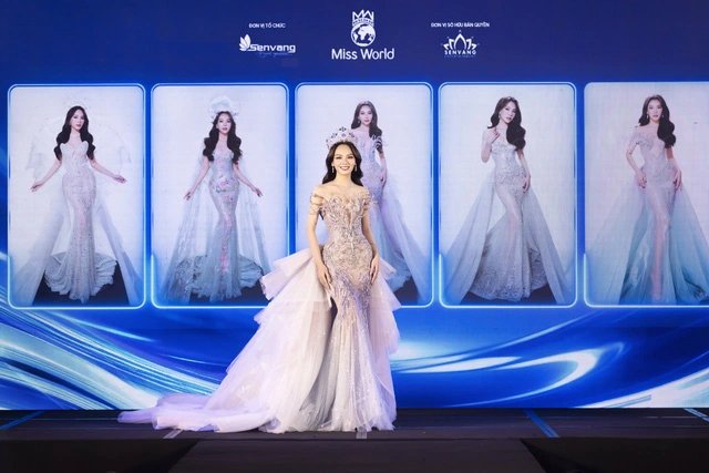 Mai Phương giới thiệu c&amp;aacute;c thiết kế sẽ mang đến Miss World