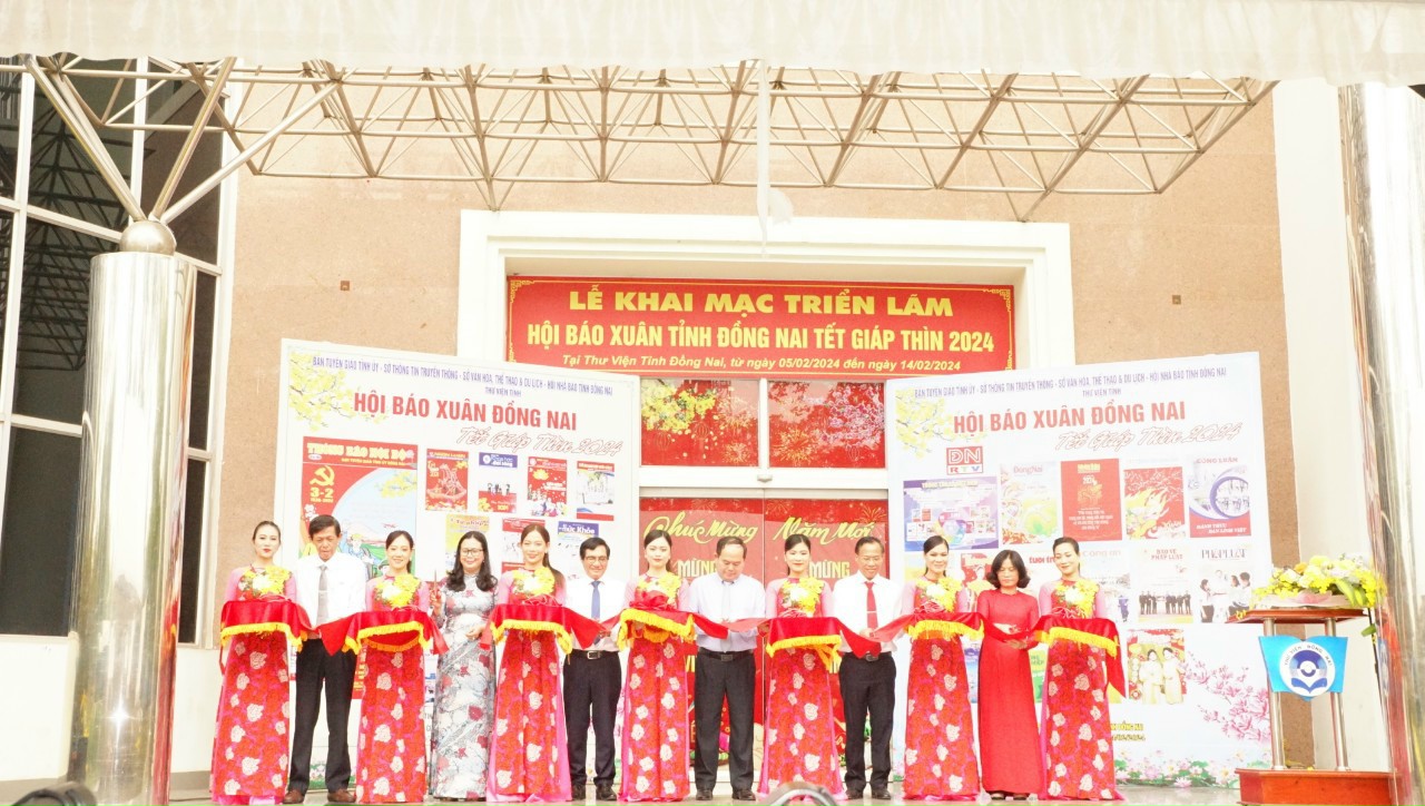 Lễ cắt băng khai mạc Hội b&amp;aacute;o Xu&amp;acirc;n tỉnh Đồng Nai 2024