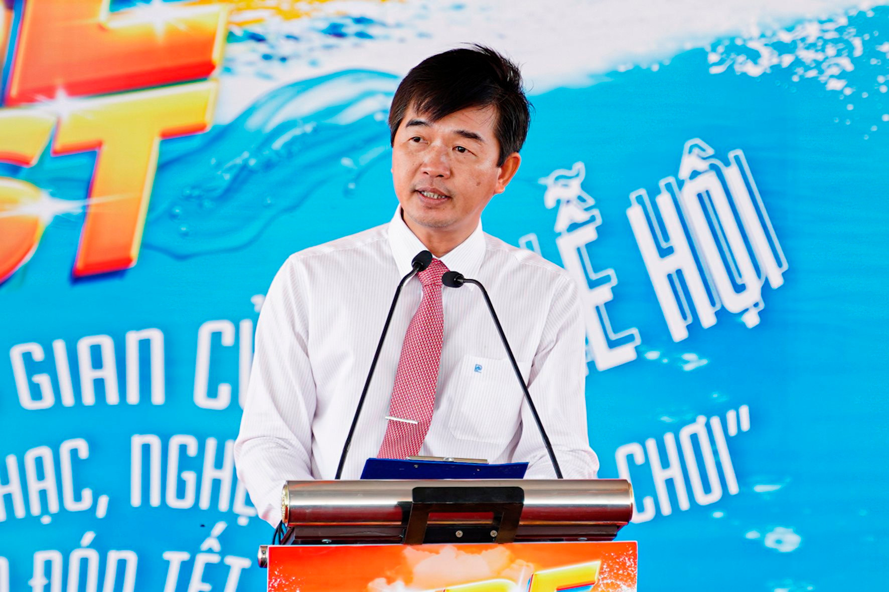 &amp;Ocirc;ng Phan Nguyễn Ho&amp;agrave;ng T&amp;acirc;n, Chủ tịch UBND th&amp;agrave;nh phố Phan Thiết ph&amp;aacute;t biểu