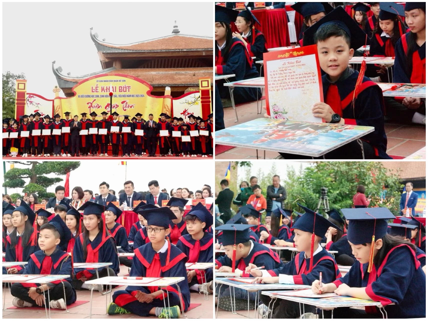 cLễ Khai b&amp;uacute;t Xu&amp;acirc;n Gi&amp;aacute;p Th&amp;igrave;n 2024 v&amp;agrave; biểu dương học sinh, sinh vi&amp;ecirc;n xuất sắc, ti&amp;ecirc;u biểu năm học 2023-2024