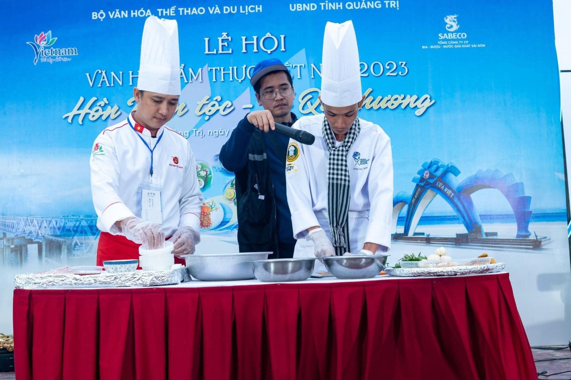 Quảng diễn ẩm thực B&amp;igrave;nh Dương ở Lễ hội Văn h&amp;oacute;a ẩm thực 2023 tại Quảng Trị