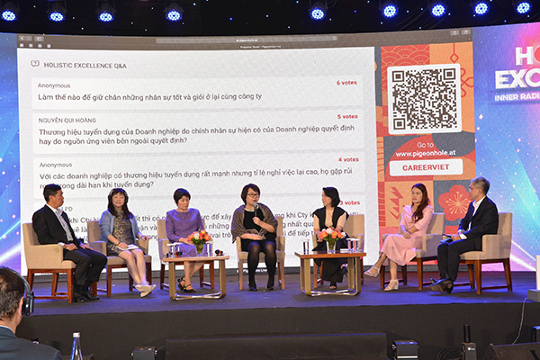 Đại diện CEO v&amp;agrave; Quản l&amp;yacute; nh&amp;acirc;n sự cao cấp từ c&amp;aacute;c tập đo&amp;agrave;n nổi tiếng chia sẻ về xu hướng, giải ph&amp;aacute;p thu h&amp;uacute;t nh&amp;acirc;n t&amp;agrave;i hiệu quả trong 2024