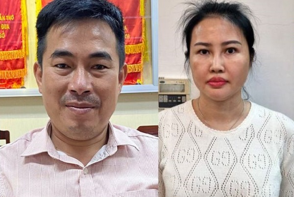 Từ tr&amp;aacute;i qua phải: Bị can  Th&amp;agrave;nh v&amp;agrave; bị can Nga