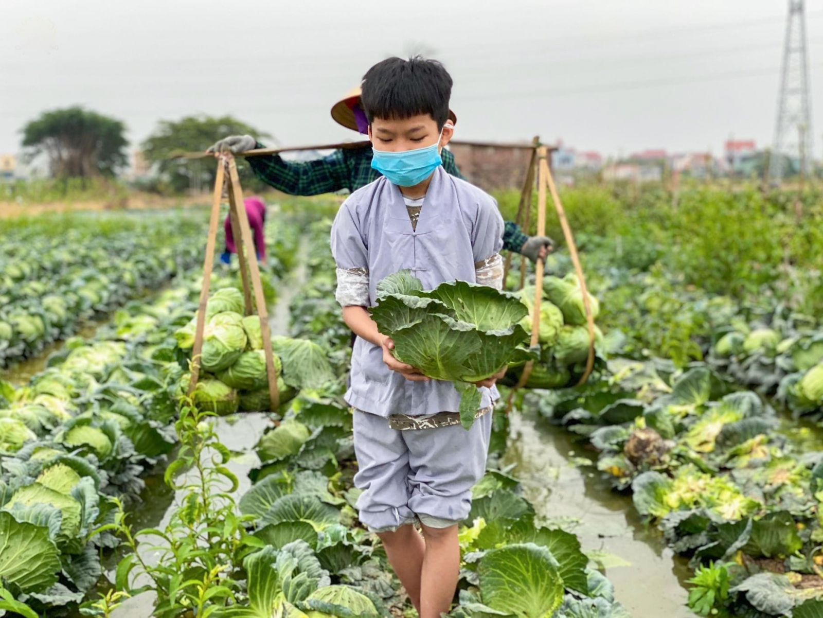 Tuổi nhỏ l&amp;agrave;m việc nhỏ, c&amp;aacute;c Phật tử nh&amp;iacute; cũng rất nhiệt t&amp;igrave;nh tham gia hỗ trợ c&amp;ugrave;ng mọi người