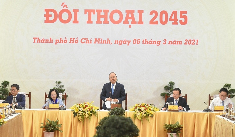 &amp;ldquo;Đối thoại 2045&amp;rdquo; sẽ tổ chức định kỳ để lắng nghe tiếng n&amp;oacute;i từ giới tinh hoa, từ c&amp;aacute;c tr&amp;iacute; thức, c&amp;aacute;c doanh nghiệp về hiện thực h&amp;oacute;a mục ti&amp;ecirc;u Việt Nam h&amp;ugrave;ng cường, thịnh vượng. Ảnh: VGP