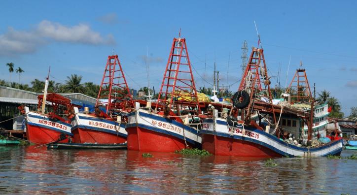 Đội t&amp;agrave;u đ&amp;aacute;nh bắt hải sản xa bờ của tỉnh Ki&amp;ecirc;n Giang