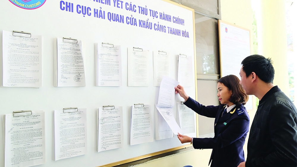 Ngh&amp;agrave;nh hải quan  hướng dẫn DN tra cứu th&amp;ocirc;ng tin.