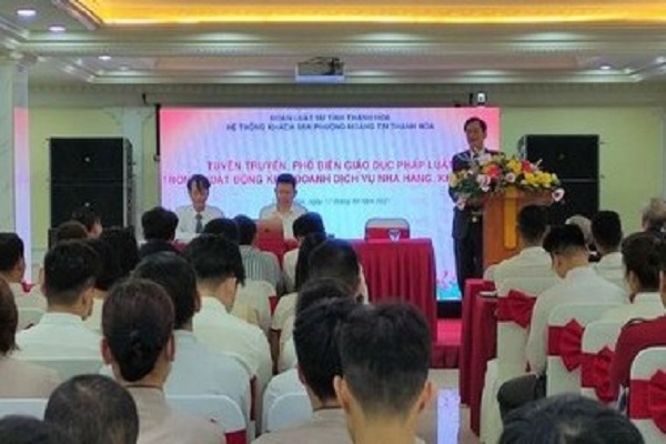 Hội nghị tuy&amp;ecirc;n truyền kiến thức ph&amp;aacute;p luật trong kinh doanh nh&amp;agrave; h&amp;agrave;ng kh&amp;aacute;ch sạn