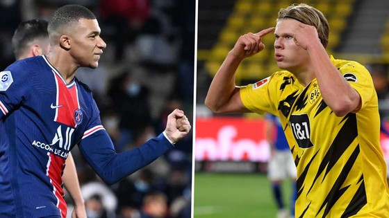 Kylian Mbappe v&amp;agrave; Erling Haaland