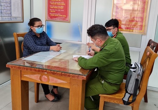 Đối tượng Thư tại cơ quan c&amp;ocirc;ng an