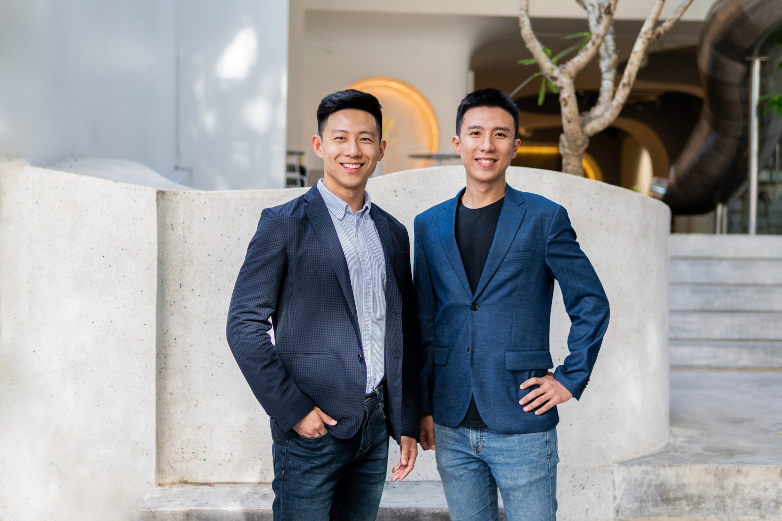 Những người đồng s&amp;aacute;ng lập Homebase l&amp;agrave; Phillip An v&amp;agrave; Junyuan Tan