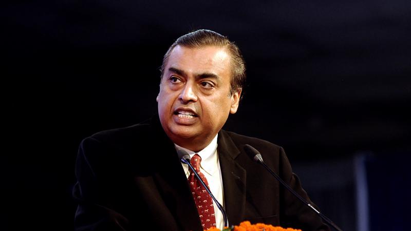 &amp;Ocirc;ng Mukesh Ambani, chủ tịch tập đo&amp;agrave;n Reliance Industries