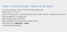 Cưỡng chế nợ thuế của Công ty TNHH Xây dựng - Trang trí Việt Quốc