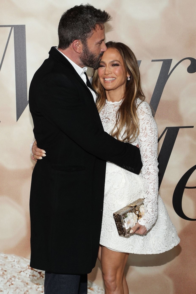 Cặp đ&amp;ocirc;i Jennifer Lopez v&amp;agrave; Ben Affleck trong buổi ra mắt phim 'Marry Me' do Jennifer Lopez đ&amp;oacute;ng ch&amp;iacute;nh