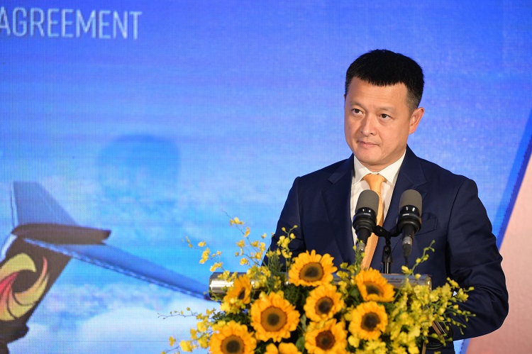 &amp;Ocirc;ng Đặng Minh Trường, - Chủ tịch HĐQT Sun Group ph&amp;aacute;t biểu tại Lễ k&amp;yacute; kết