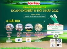 Giải Golf Mùa Xuân Cup Doanh nghiệp & Hội nhập 2022 sẵn sàng khai cuộc