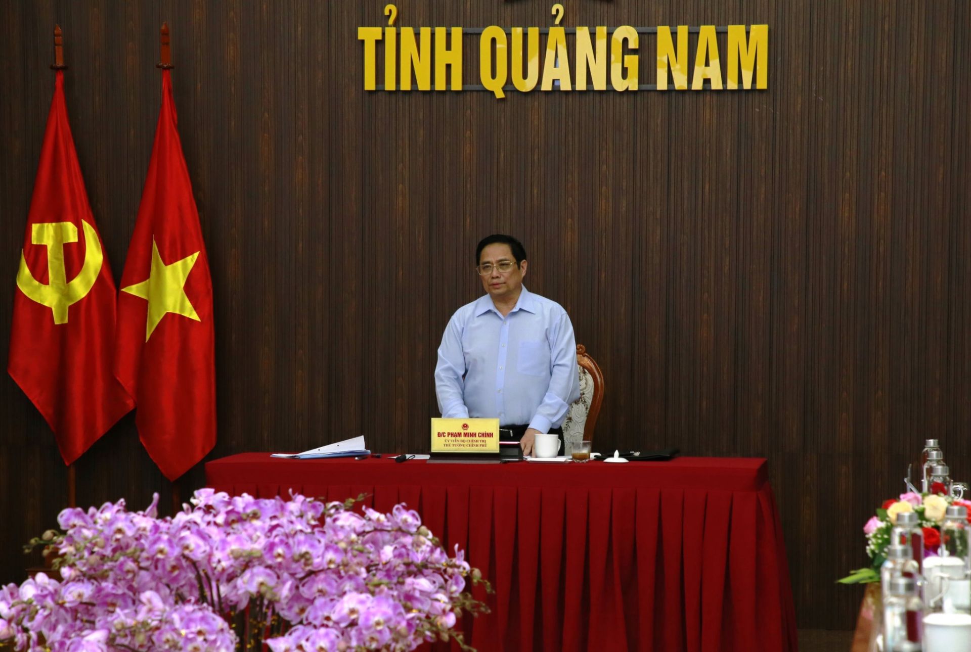 Thủ tướng Phạm Minh Ch&amp;iacute;nh đ&amp;aacute;nh gi&amp;aacute; cao việc chuẩn bị nội dung l&amp;agrave;m việc của tỉnh, đặ