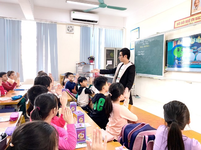 Một lớp học chương tr&amp;igrave;nh Cha-Ching.