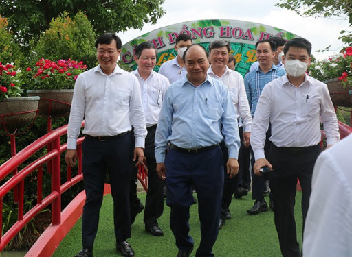 Chủ tịch nước Nguyễn Xuân Phúc đánh giá cao mô hình Hội quán, Hợp tác xã tại Đồng Tháp