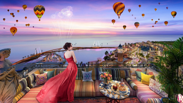 The Sky: Điểm chạm phồn hoa của Thị trấn Địa Trung Hải