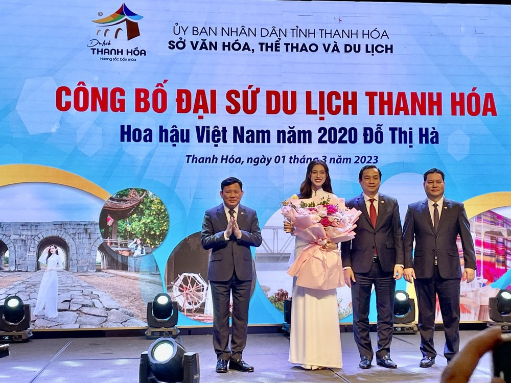 Hoa Hậu ĐỗThị H&amp;agrave; được mời l&amp;agrave;m Đại sứ Du lịch Thanh H&amp;oacute;a (nhiệm kỳ 2022-224)