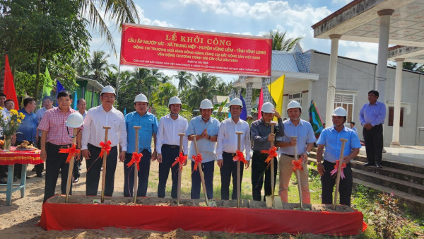 VREC và HREC khởi công 2 cây cầu từ thiện tại tỉnh Vĩnh Long và Hậu Giang