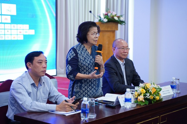 B&amp;agrave; Vũ Kim Hạnh, Chủ tịch Hội DN HVNCLC cho biết Hội sẽ hỗ trợ c&amp;aacute;c DN Việt Nam n&amp;acirc;ng cao ti&amp;ecirc;u chuẩn, chất lượng sản phẩm - Ảnh: VGP/Trần Quỳnh