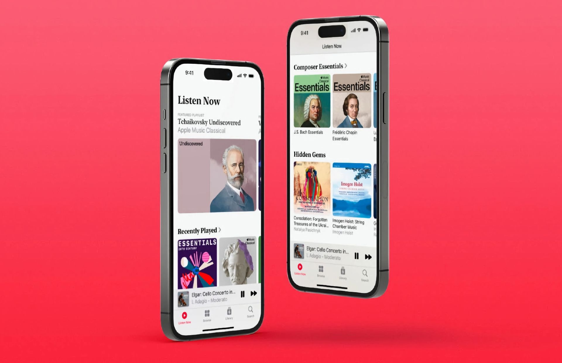Giao diện của Apple Music Classical