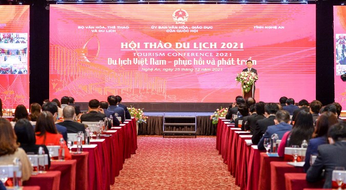 Ủy ban Văn h&amp;oacute;a, Gi&amp;aacute;o dục của Quốc hội chủ tr&amp;igrave;, phối hợp với Bộ Văn h&amp;oacute;a, Thể thao v&amp;agrave; Du lịch v&amp;agrave; tỉnh Nghệ An tổ chức Hội thảo Du lịch năm 2021 với chủ đề &amp;ldquo;Du lịch Việt Nam - phục hồi v&amp;agrave; ph&amp;aacute;t triển&amp;rdquo;