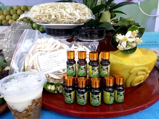 Đa dạng sản phẩm được chế biến từ bưởi của HTX dịch vụ sản xuất v&amp;agrave; kinh doanh bưởi đặc sản Bằng Lu&amp;acirc;n, x&amp;atilde; Bằng Lu&amp;acirc;n, huyện Đoan H&amp;ugrave;ng