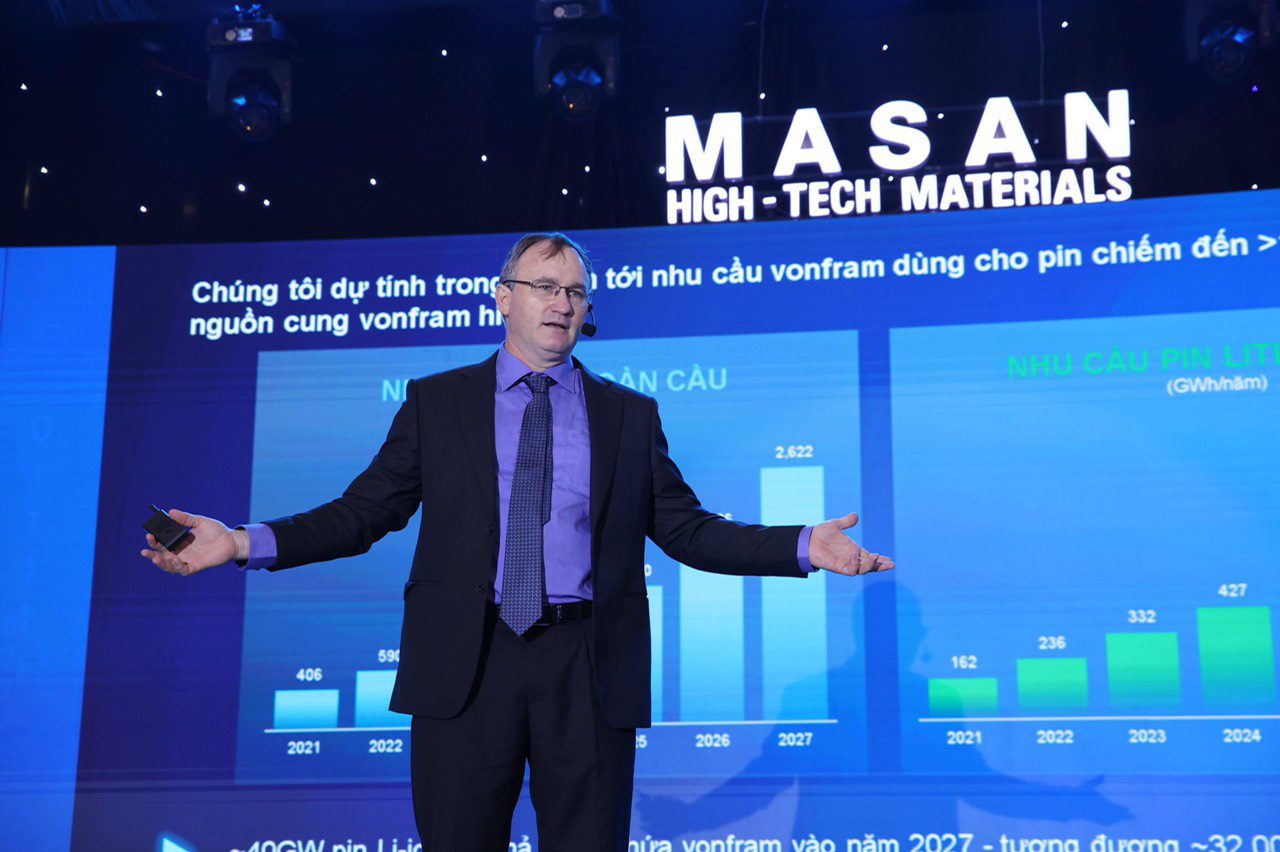 Tổng Gi&amp;aacute;m đốc Masan High-Tech Materials, &amp;ocirc;ng Craig Bradshaw