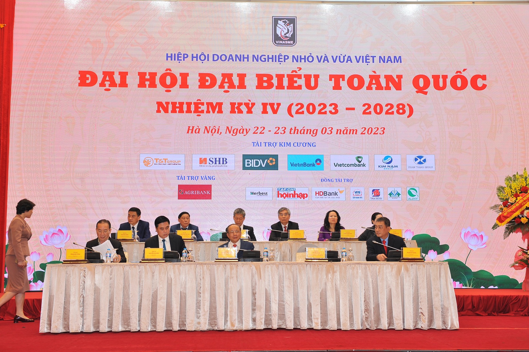 Đo&amp;agrave;n Chủ tịch Đại hội Đại biểu VINASME kh&amp;oacute;a IV nhiệm kỳ 2023 - 2028