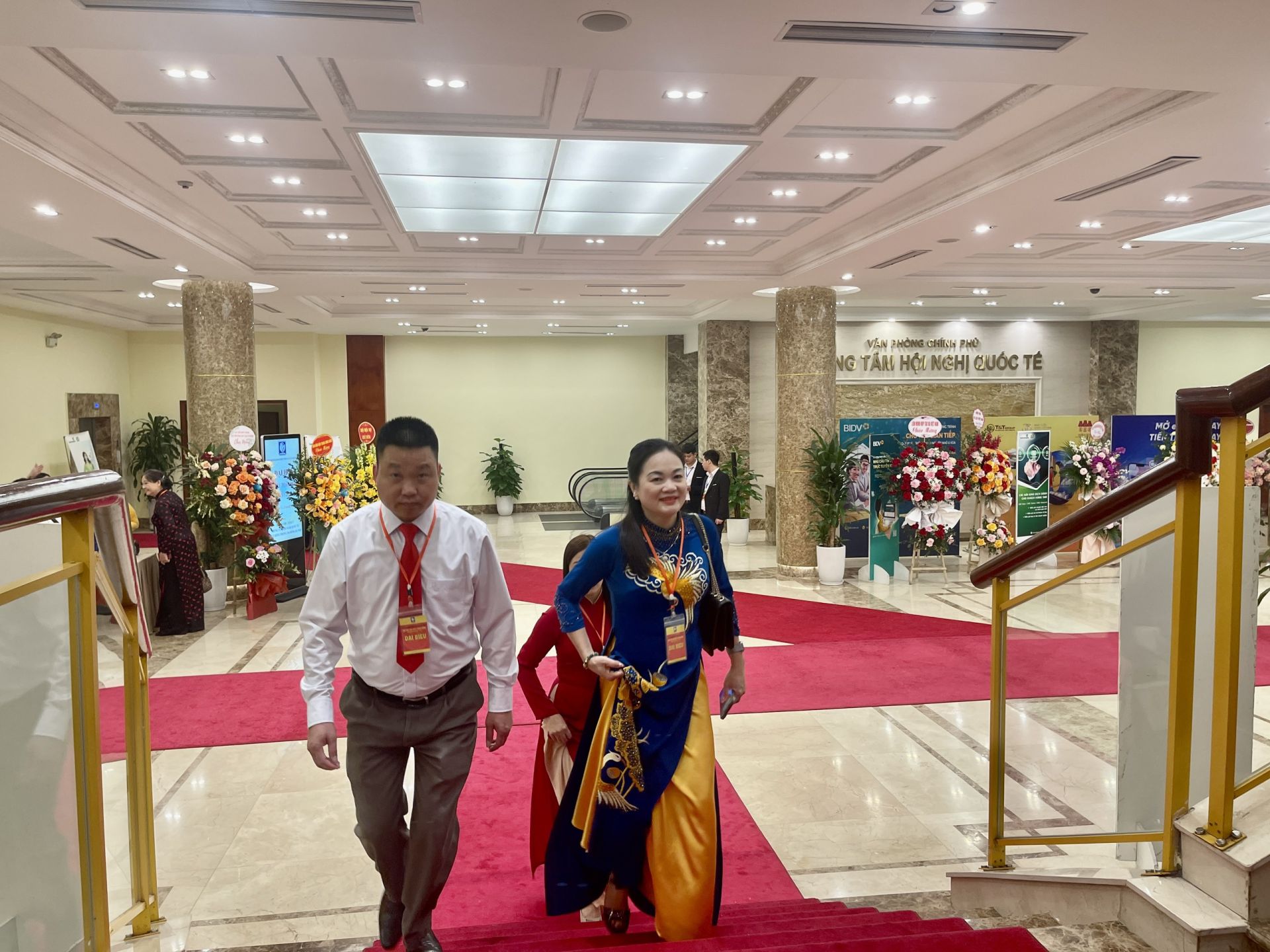 Tinh thần phấn chấn, tươi vui của c&amp;aacute;c Đại biểu tham gia Đại hội