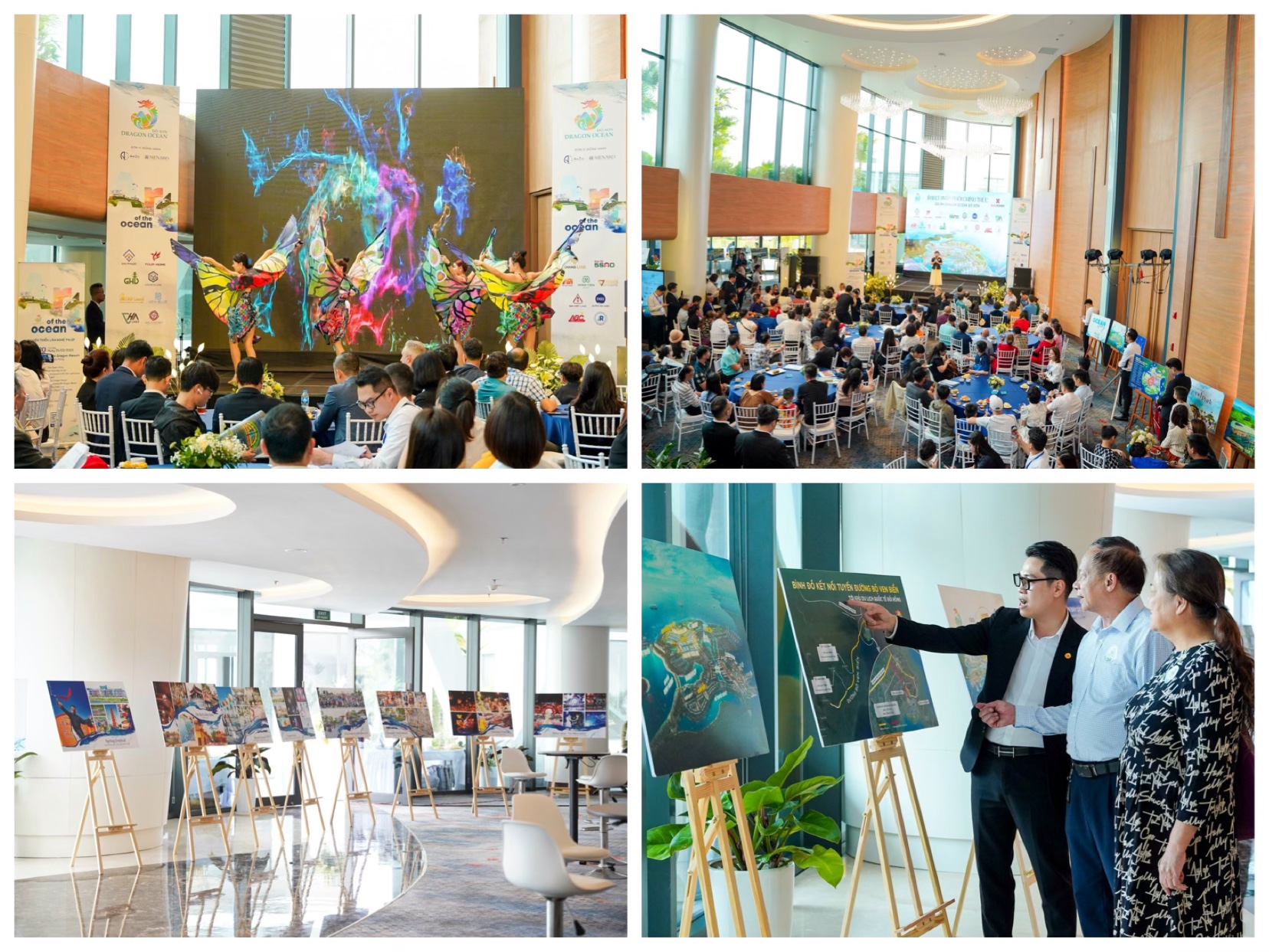 Kh&amp;ocirc;ng gian triển l&amp;atilde;m ảnh mang đầy m&amp;agrave;u sắc nghệ thuật h&amp;ograve;a c&amp;ugrave;ng &amp;acirc;m hưởng của những bản h&amp;ograve;a nhạc tứ tấu lắng đọng.