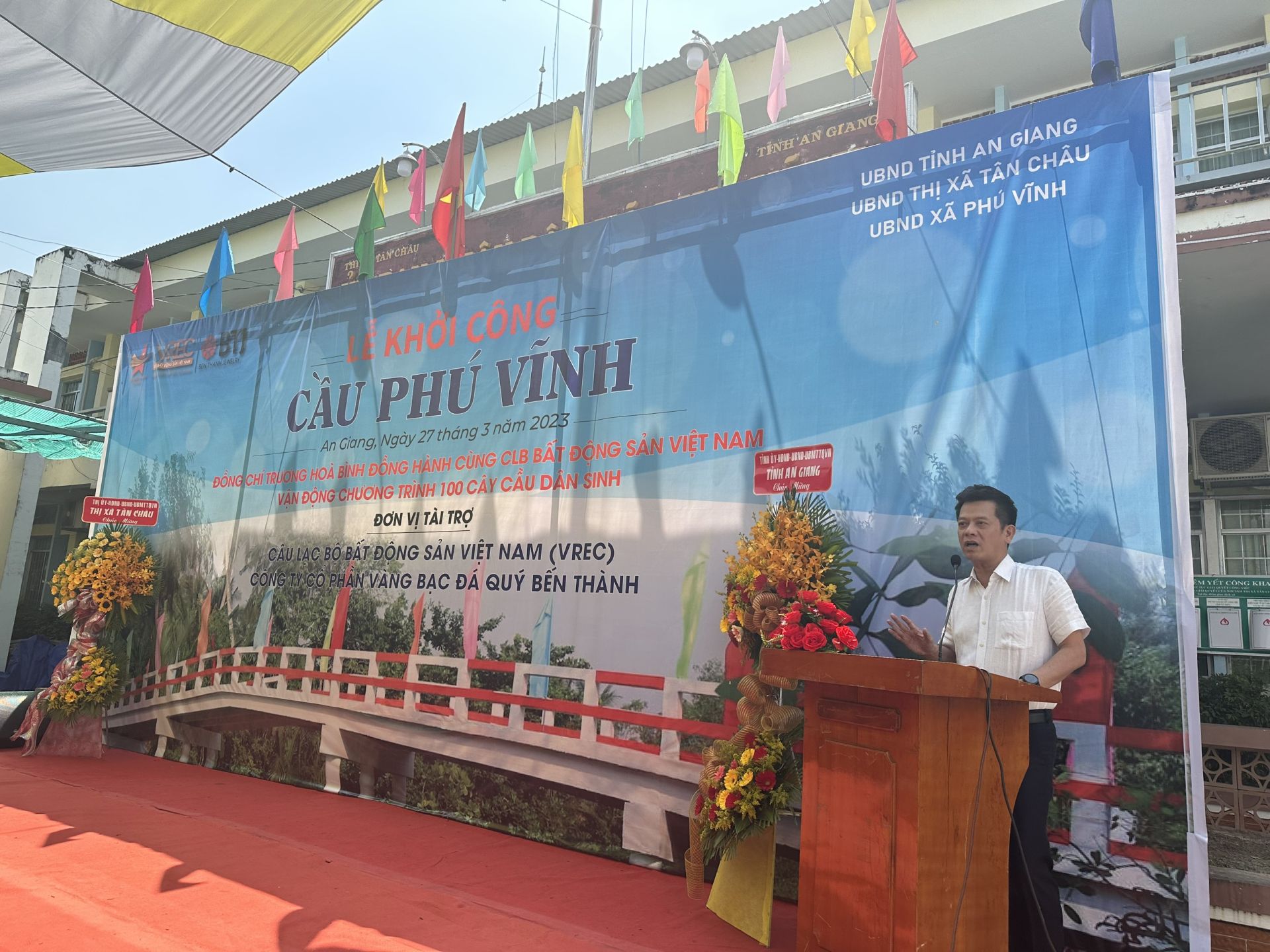 Chủ tịch VREC Nguyễn Quốc Bảo ph&amp;aacute;t biểu tại sự kiện