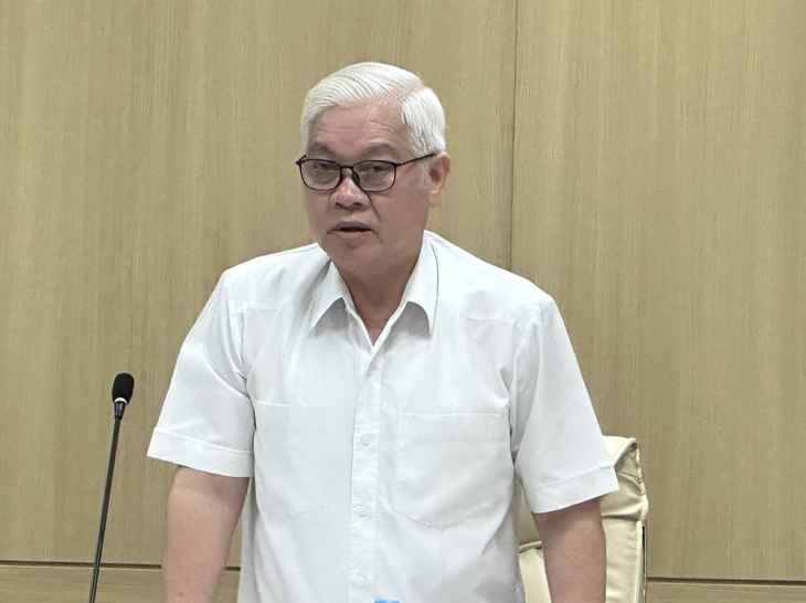 &amp;Ocirc;ng Nguyễn Văn Lợi - Ủy vi&amp;ecirc;n Trung ương Đảng, B&amp;iacute; thư Tỉnh ủy, Trưởng Đo&amp;agrave;n Đại biểu Quốc hội tỉnh ph&amp;aacute;t biểu tại buổi l&amp;agrave;m việc