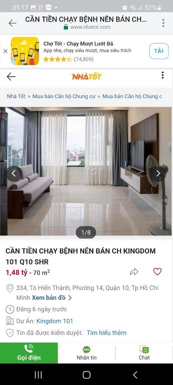 Tin đăng b&amp;aacute;n nh&amp;agrave; Kingdom được cập nhật mới li&amp;ecirc;n tục tr&amp;ecirc;n Chợ Tốt, Ảnh chụp m&amp;agrave;n h&amp;igrave;nh v&amp;agrave;o ng&amp;agrave;y 1 giờ 26 PM ng&amp;agrave;y 22/3/2023