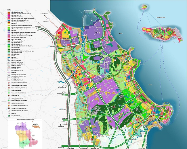 Sơ đồ điều chỉnh tổng thể quy hoạch chung x&amp;acirc;y dựng Khu kinh tế Dung Quất, tỉnh Quảng Ng&amp;atilde;i đến năm 2045