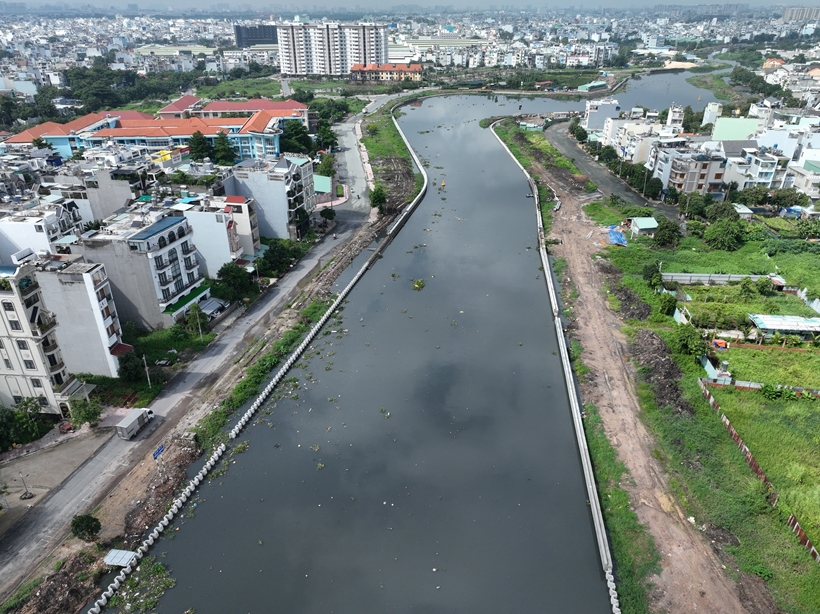 Nhiều hạng mục tại Dự &amp;aacute;n Tham Lương - Bến C&amp;aacute;t - rạch Nước L&amp;ecirc;n đang được x&amp;acirc;y dựng