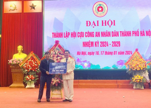 Tập đoàn quốc tế Phượng Hoàng đồng hành, ủng hộ các Hội cựu CAND