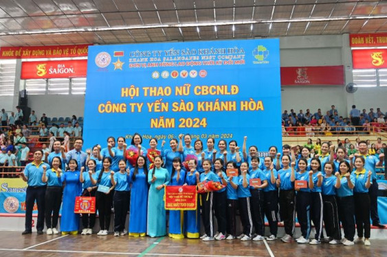 Hội thao nữ cán bộ, công nhân, lao động Công ty Yến Sào Khánh Hòa năm 2024