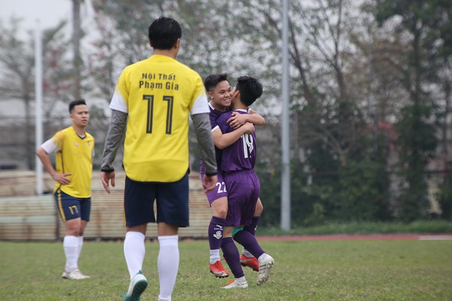 FC Nam Đ&amp;ocirc; ăn mừng chiến thắng 5 - 1